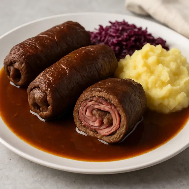 Rinderrouladen mit Schinken