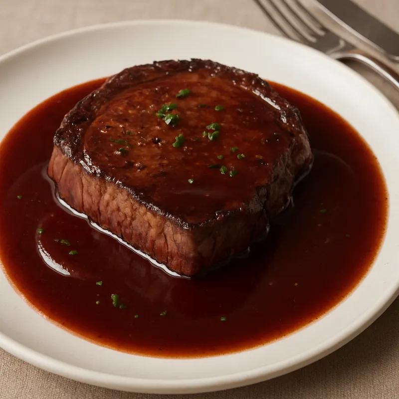 Rindersteak mit Portwein-Sauce