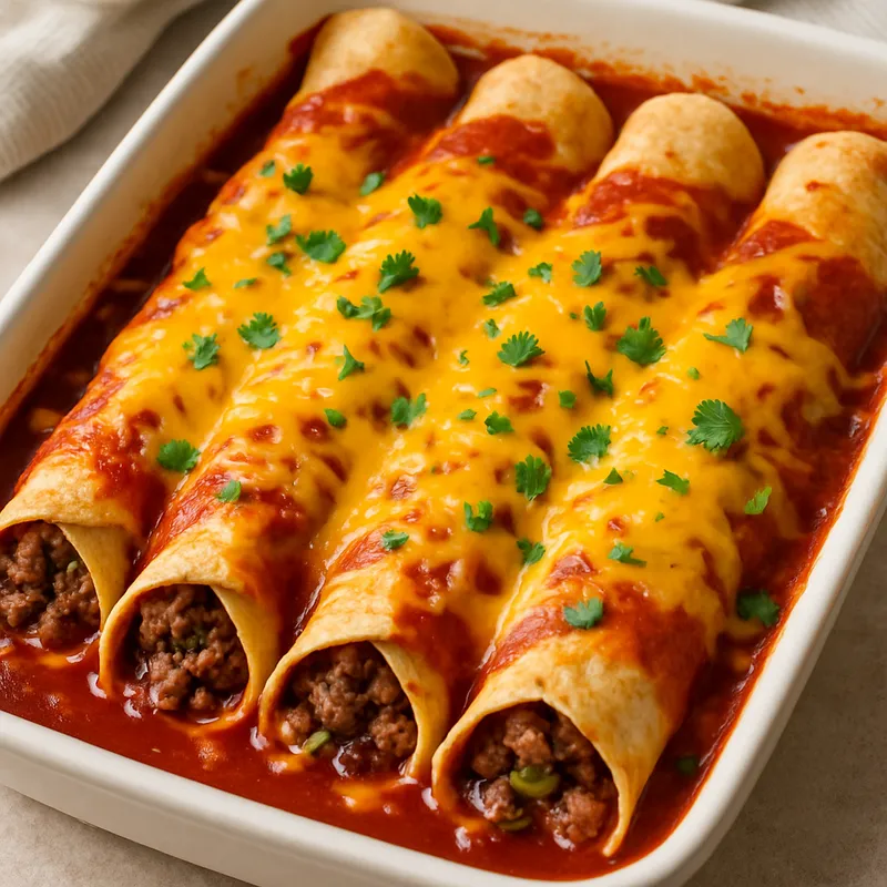 Rindfleisch-Enchiladas