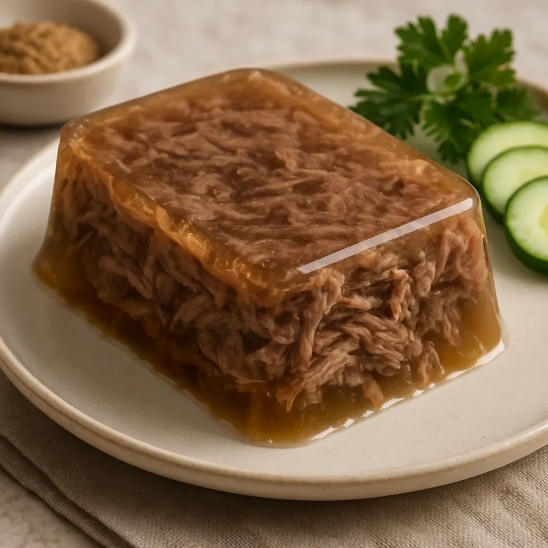 Rindfleisch in Aspik