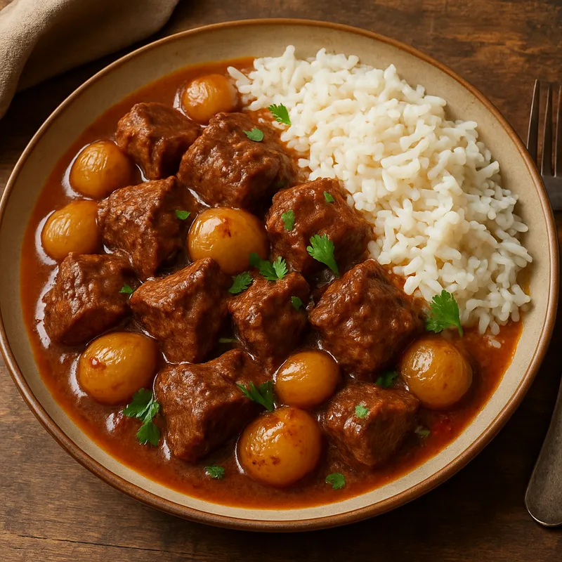Rindfleisch-Stifado