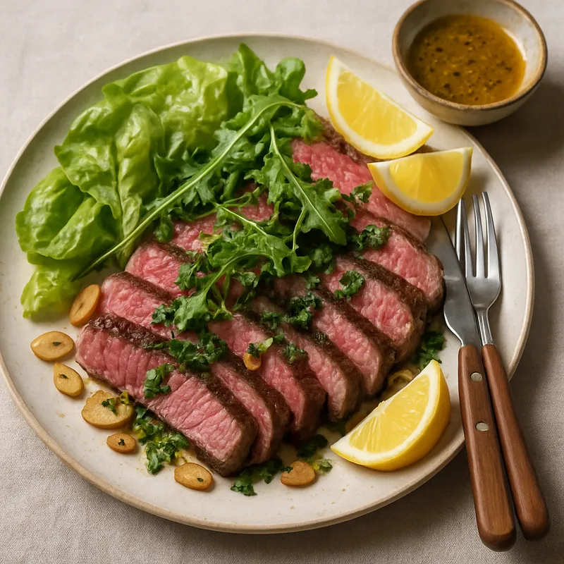 Rindfleisch-Tagliata auf französische Art