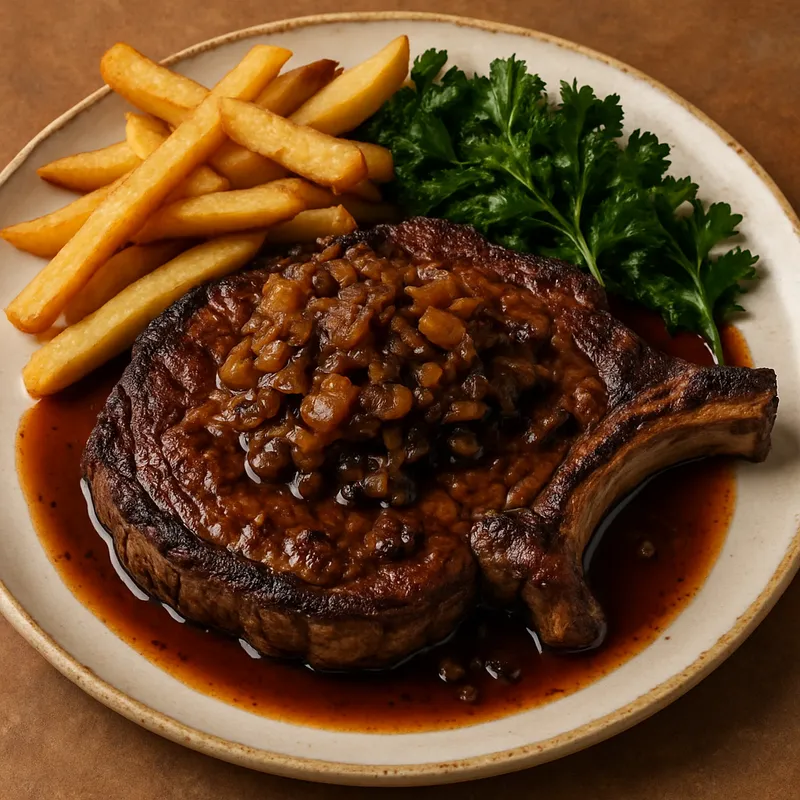 Rippensteak Bordelaise