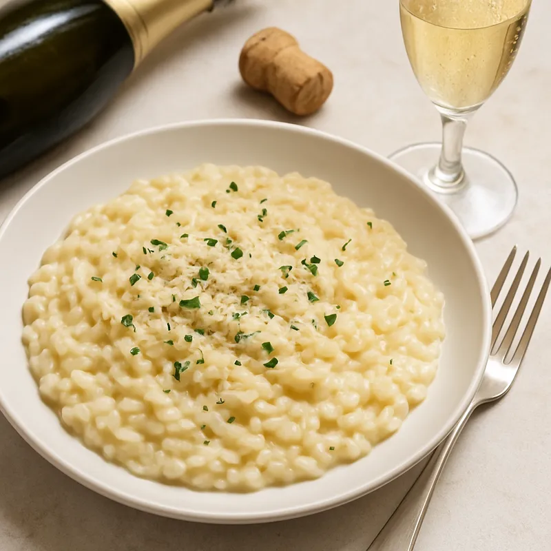 Risotto mit Champagner