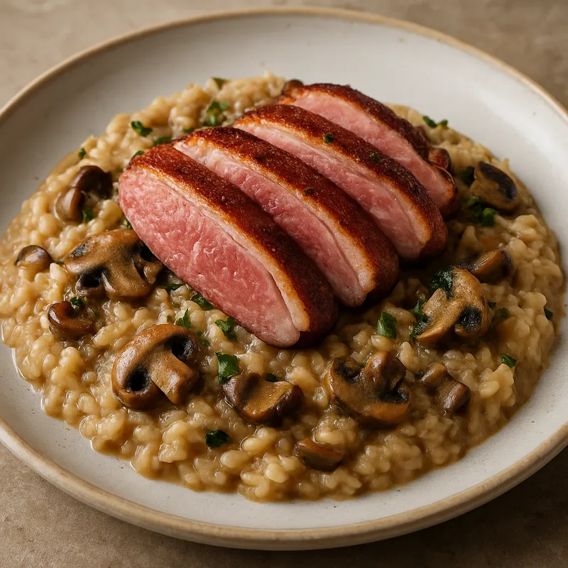 Risotto mit Ente