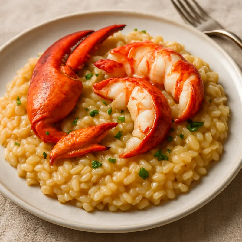 Risotto mit Hummer