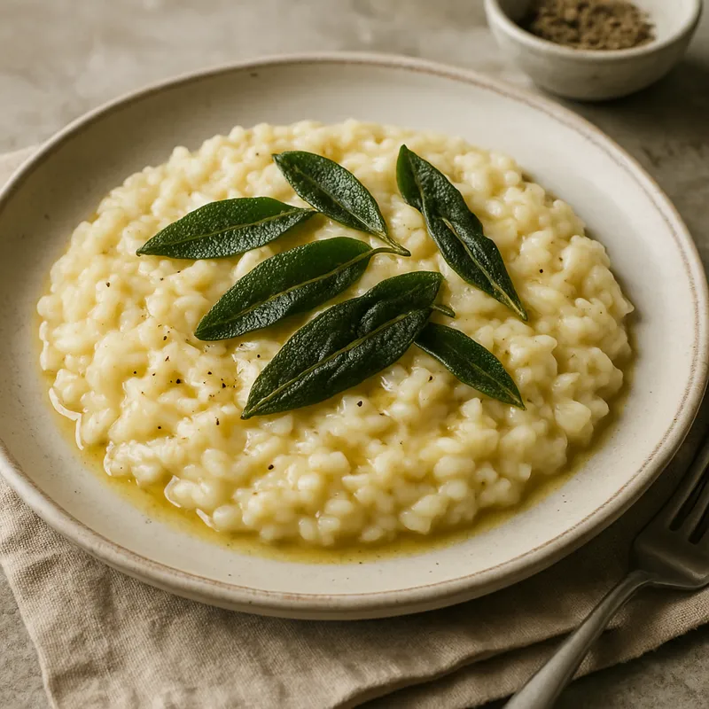 Risotto mit Salbeibutter