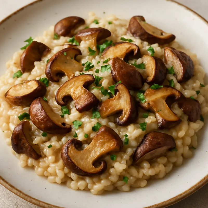 Risotto mit Steinpilzen