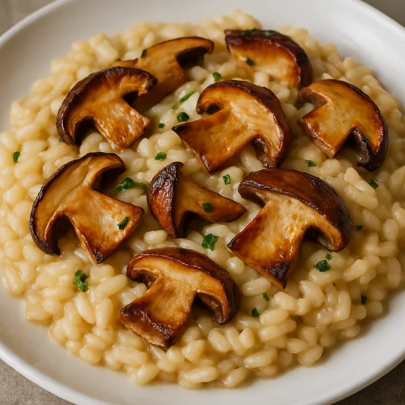 Risotto mit Steinpilzen
