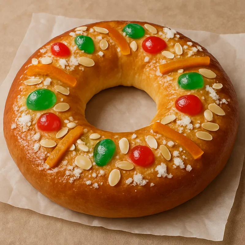 Roscón De Reyes (Dreikönigskuchen)