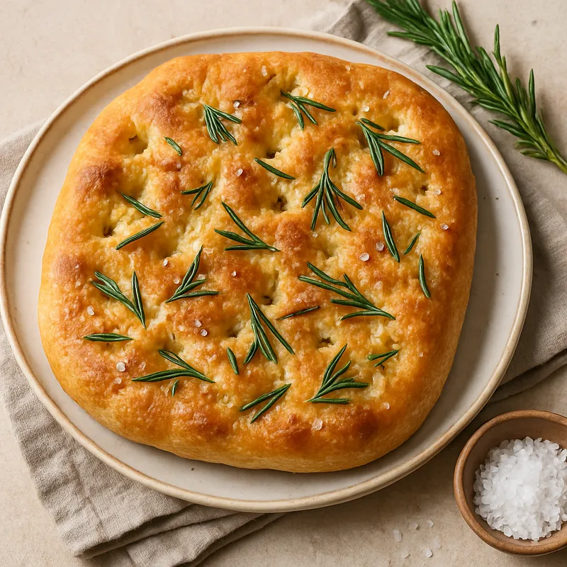 Rosmarin-Focaccia auf portugiesische Art