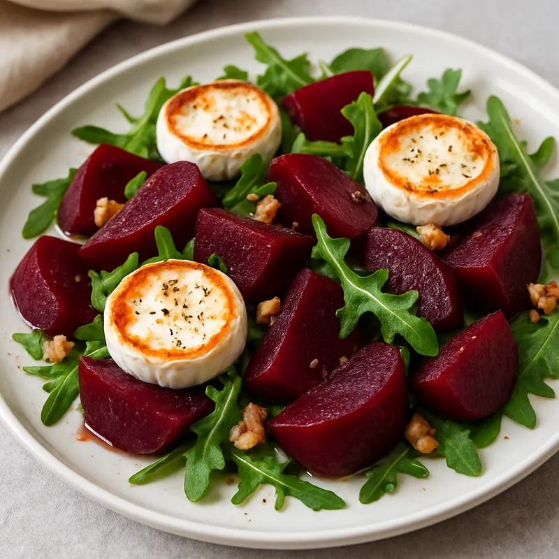 Rote-Bete-Salat mit Ziegenkäse