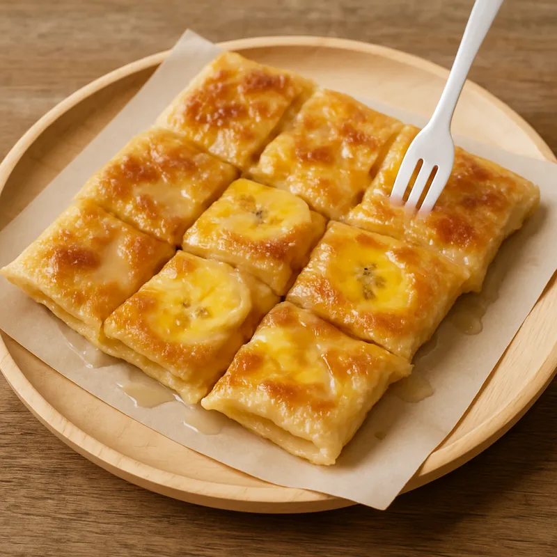 Roti Kluay (Bananen-Roti)