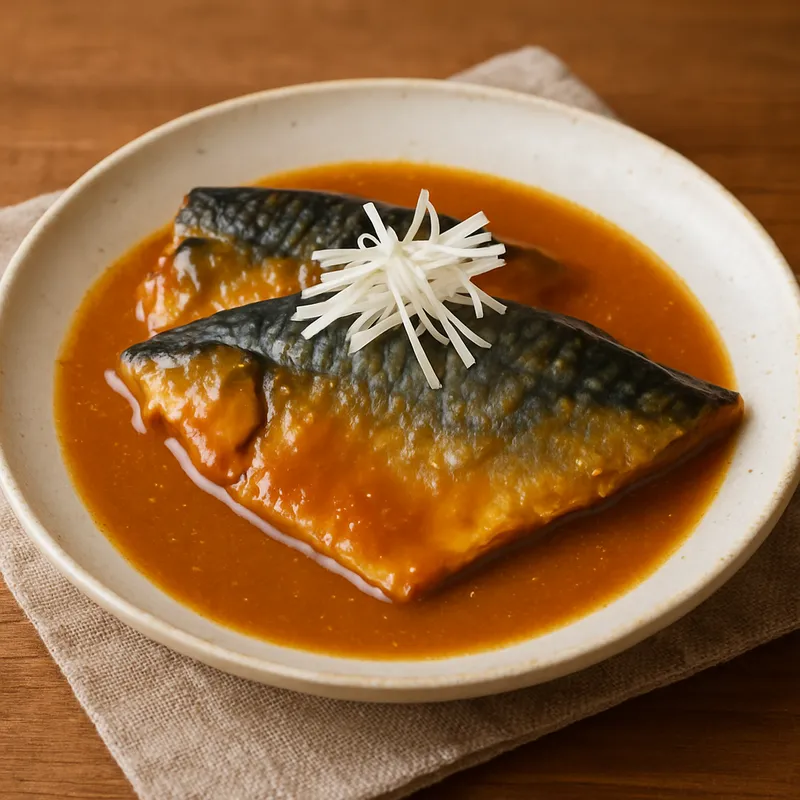 Saba Misoni (Makrele in Miso-Sauce)