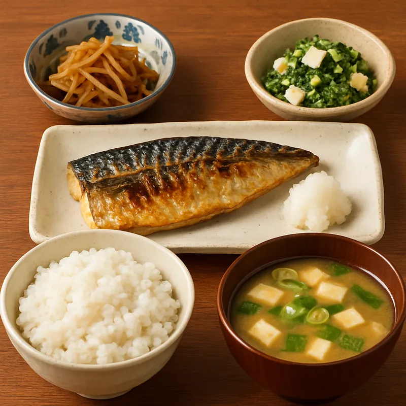 Saba Teishoku (Makrelen-Menü)