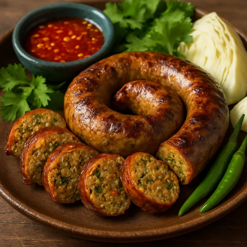 Sai Oua – Chiangmai Kräuterwurst
