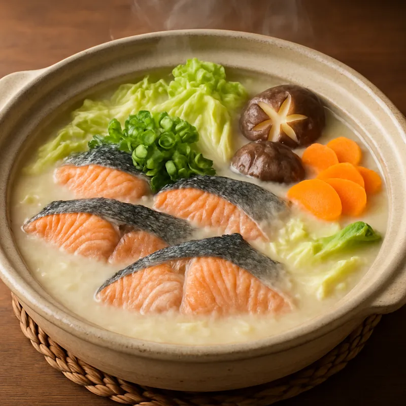 Sake Kasu Nabe (Sake-Hefe-Eintopf)