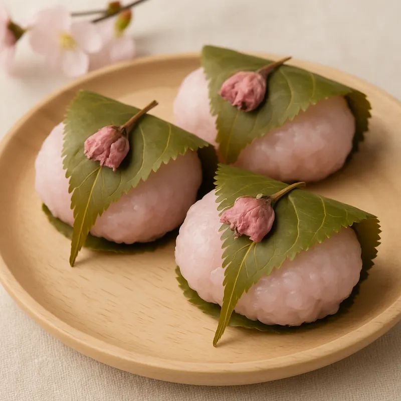 Sakura Mochi (Kirschblüten-Mochi)