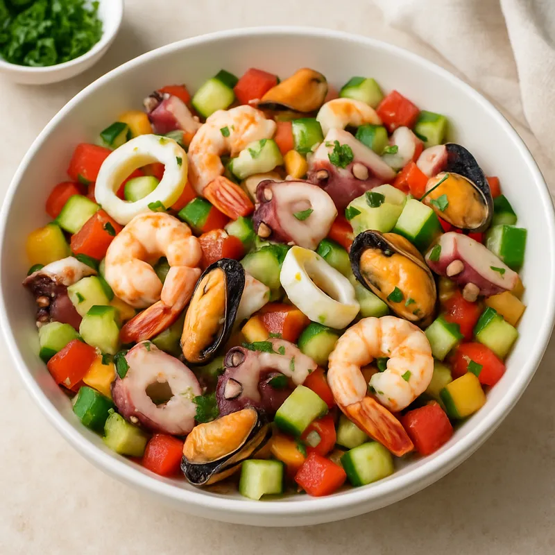 Salpicón de Marisco (Meeresfrüchtesalat)