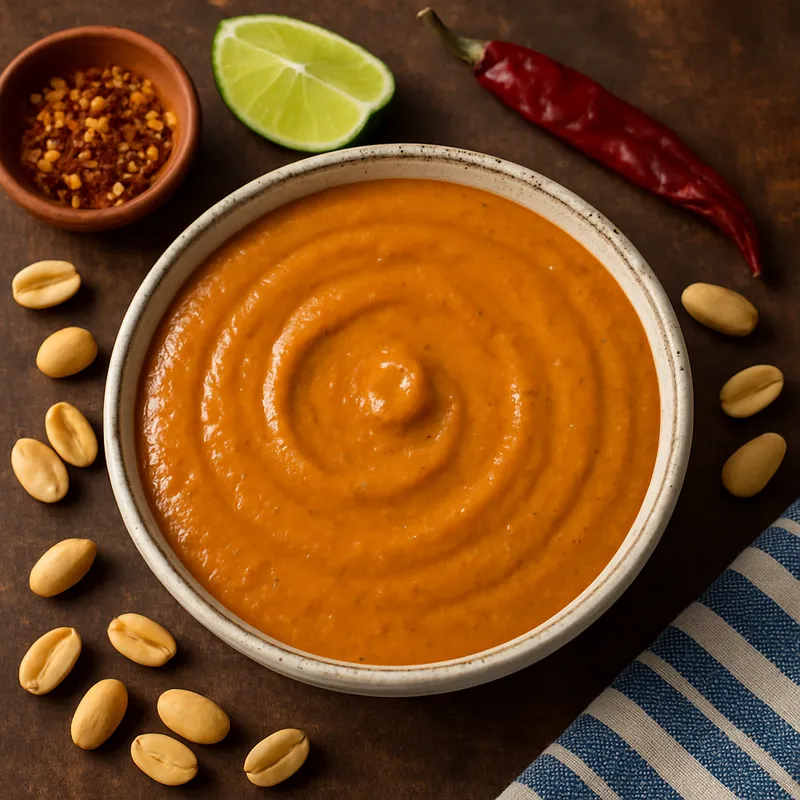 Salsa De Cacahuate (Erdnusssauce)