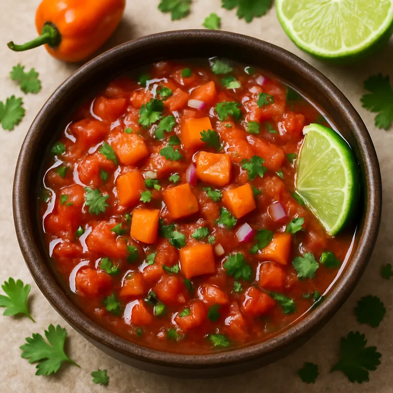 Salsa Xnipec (Yucatan Habanero-Salsa)