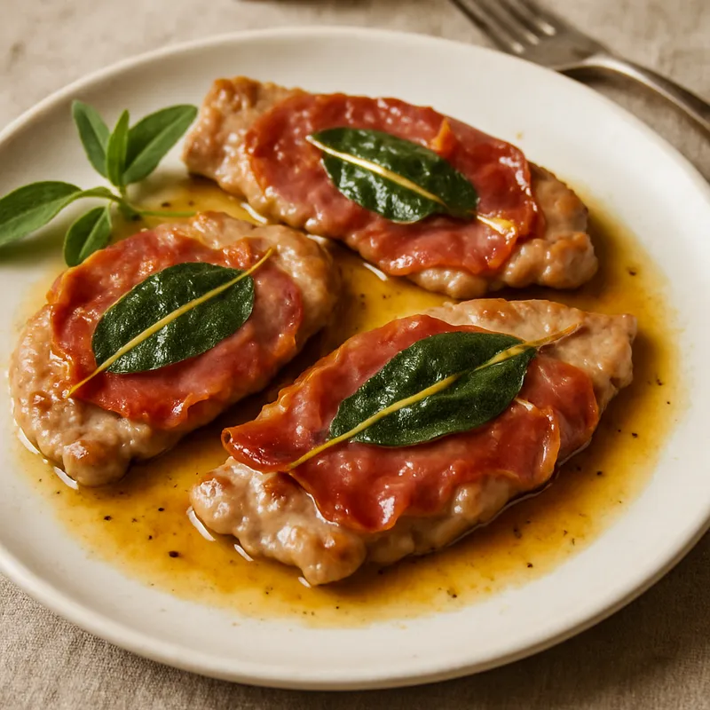 Saltimbocca alla Romana (Saltimbocca nach römischer Art)