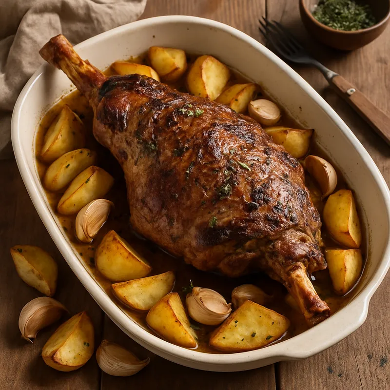 San-Fermín-Festtagslammbraten