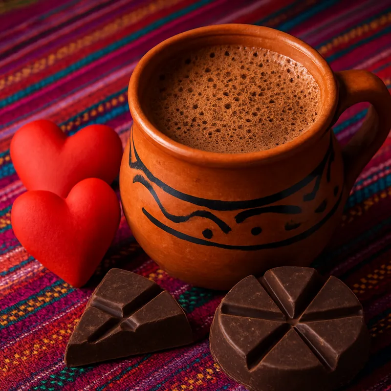 San Valentin Mexikanische Schokolade