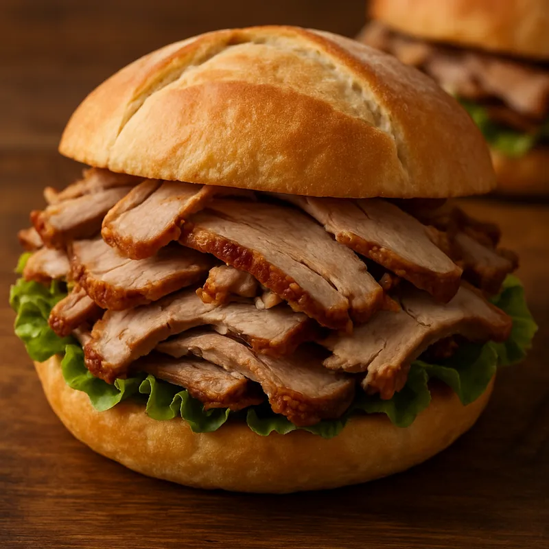 Sandes De Pernil (Portugiesisches Schweinebraten-Sandwich)