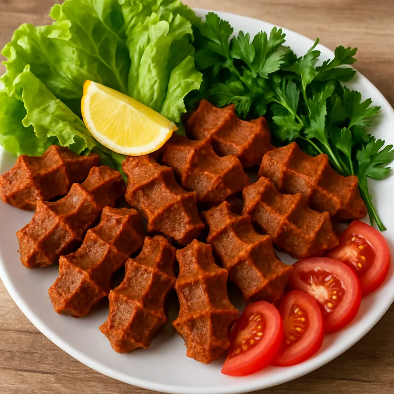 Sanliurfa Çiğ Köfte (Urfa Rohes Bulgur-Bällchen)