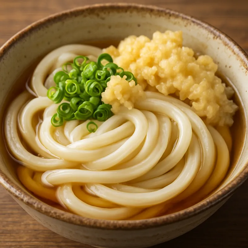 Sanuki Udon (Dicke Weizennudeln nach Sanuki-Art)