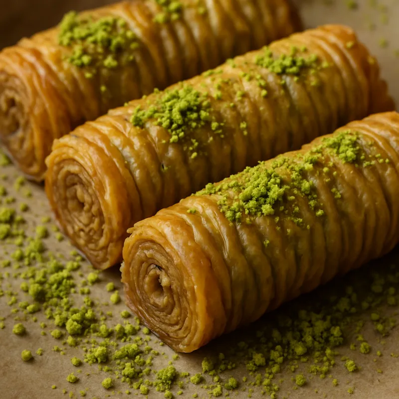 Saragli (Gerolltes Baklava)