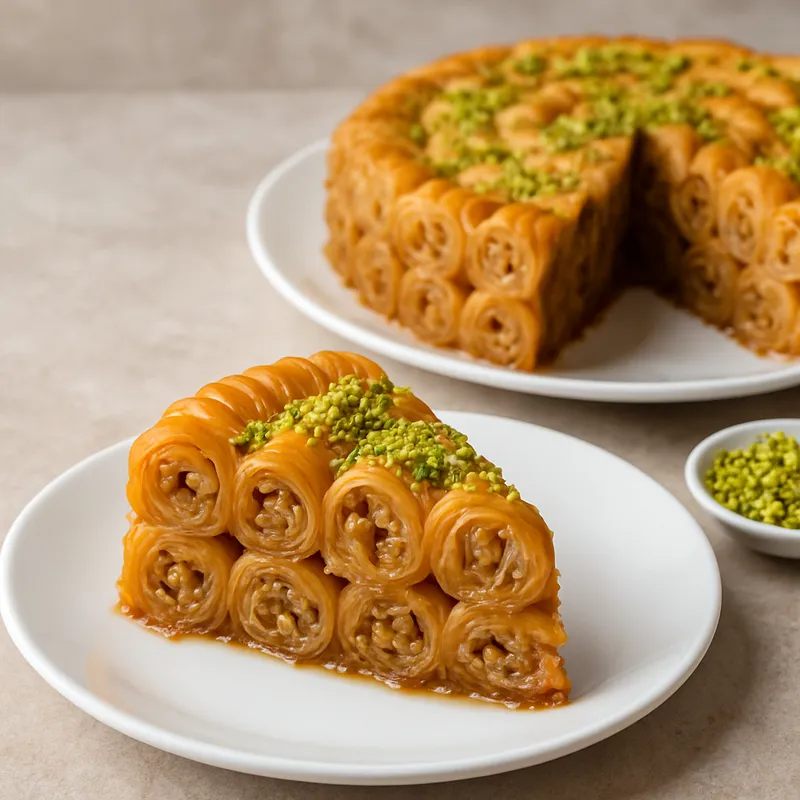 Saragli-Torte (Gerollte Baklava-Torte)