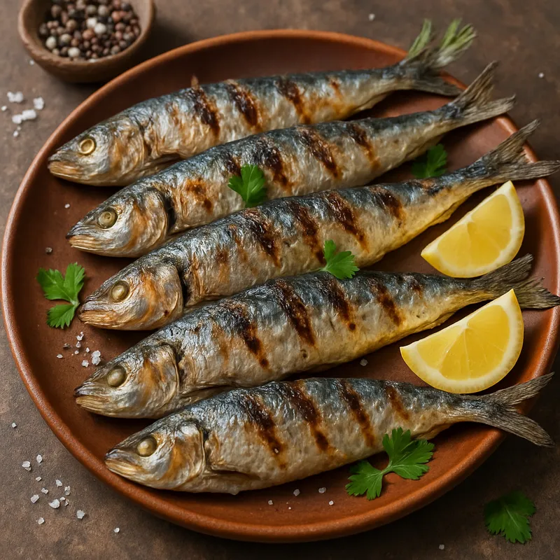 Sardinas Asadas (Gegrillte Sardinen)