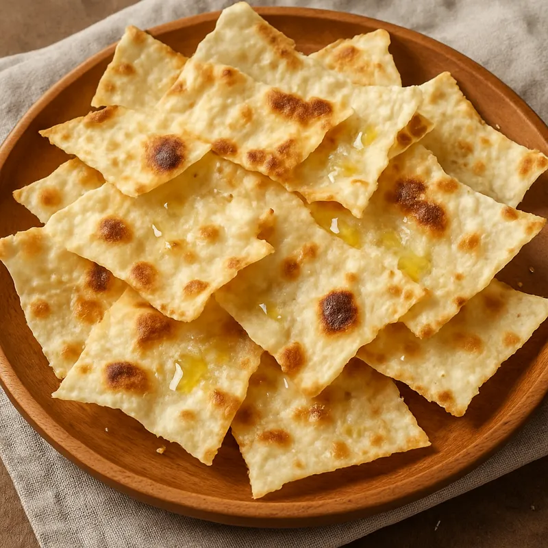 Sardisches Guttiau (Traditionelle sardische Fladenbrot-Cracker)