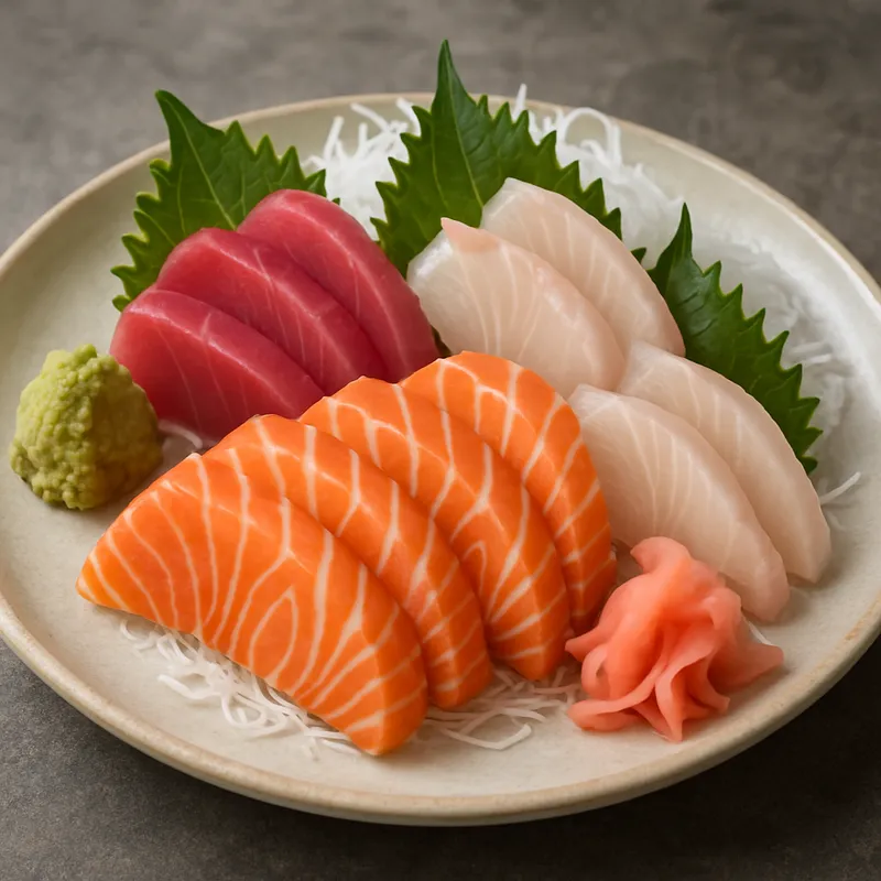Sashimi (Gemischter roher Fisch)