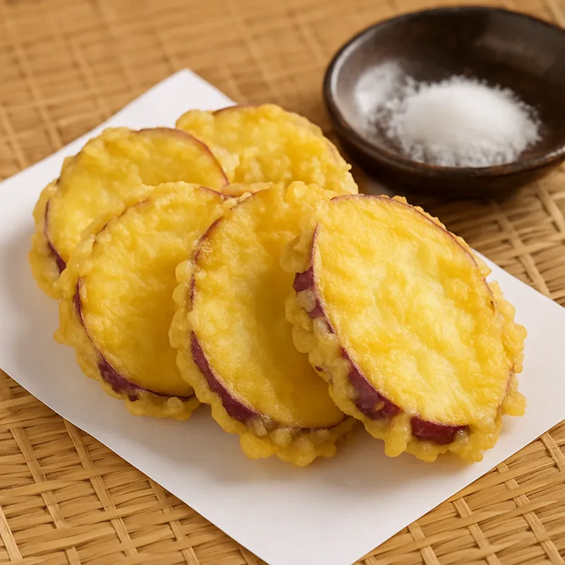 Satsumaimo Tempura (Süßkartoffel-Tempura)
