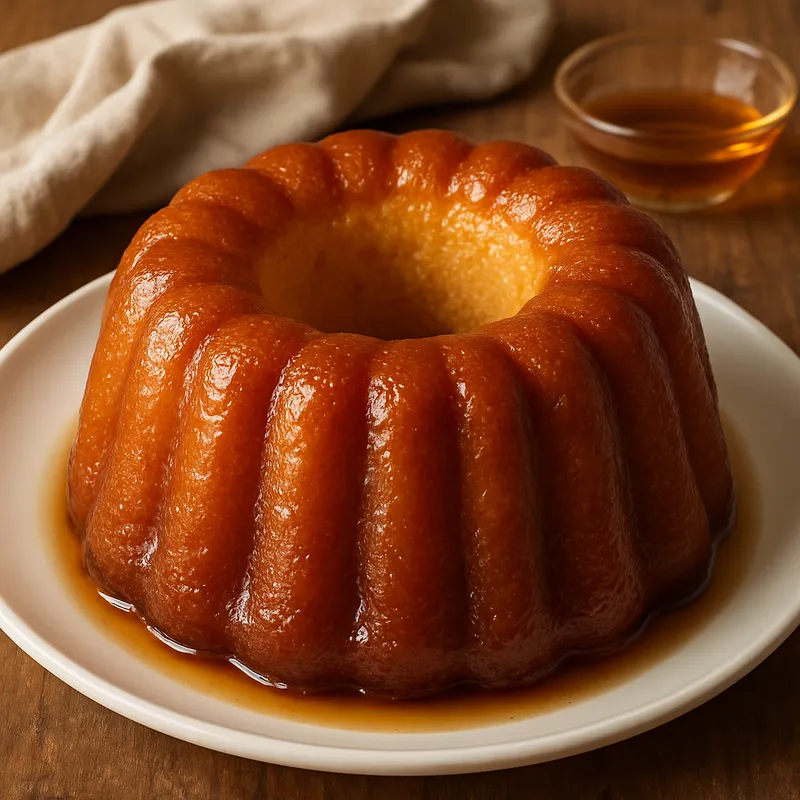 Savarin (Rumgetränkter Ringkuchen)