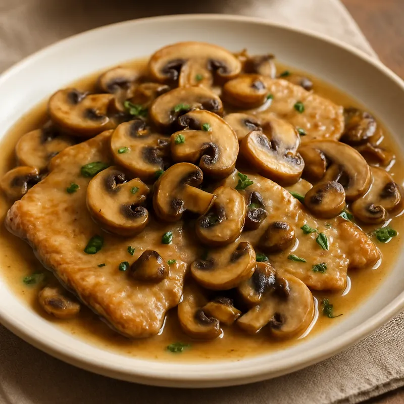 Scaloppine mit Pilzen