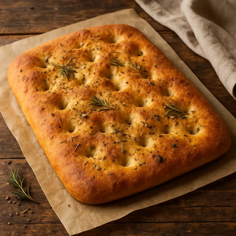 Schiacciata Fiorentina (Herzhaftes Fladenbrot aus Florenz)