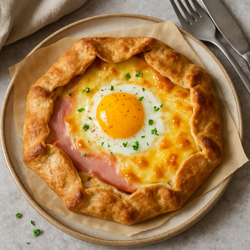 Schinken-Käse-Galette