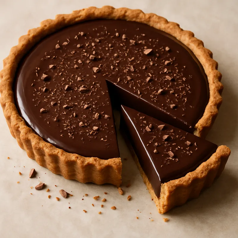 Schokoladen-Crostata (Schokoladentarte)