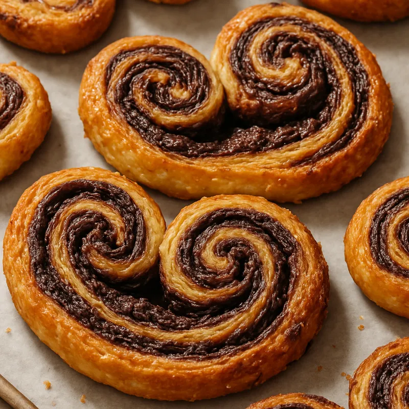 Schokoladen-Palmiers