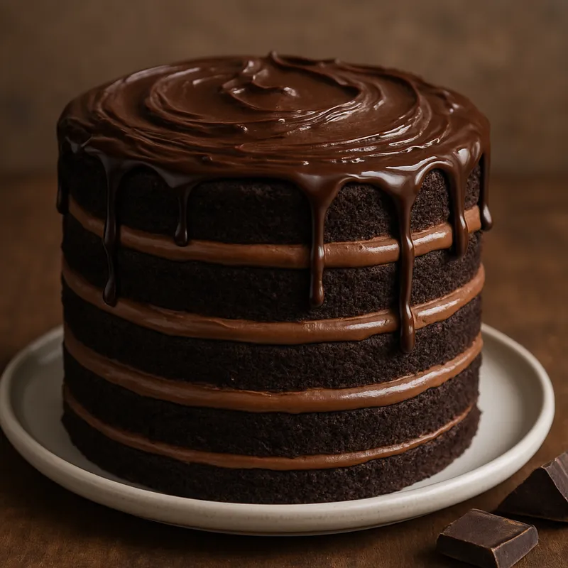 Schokoladen-Schichttorte