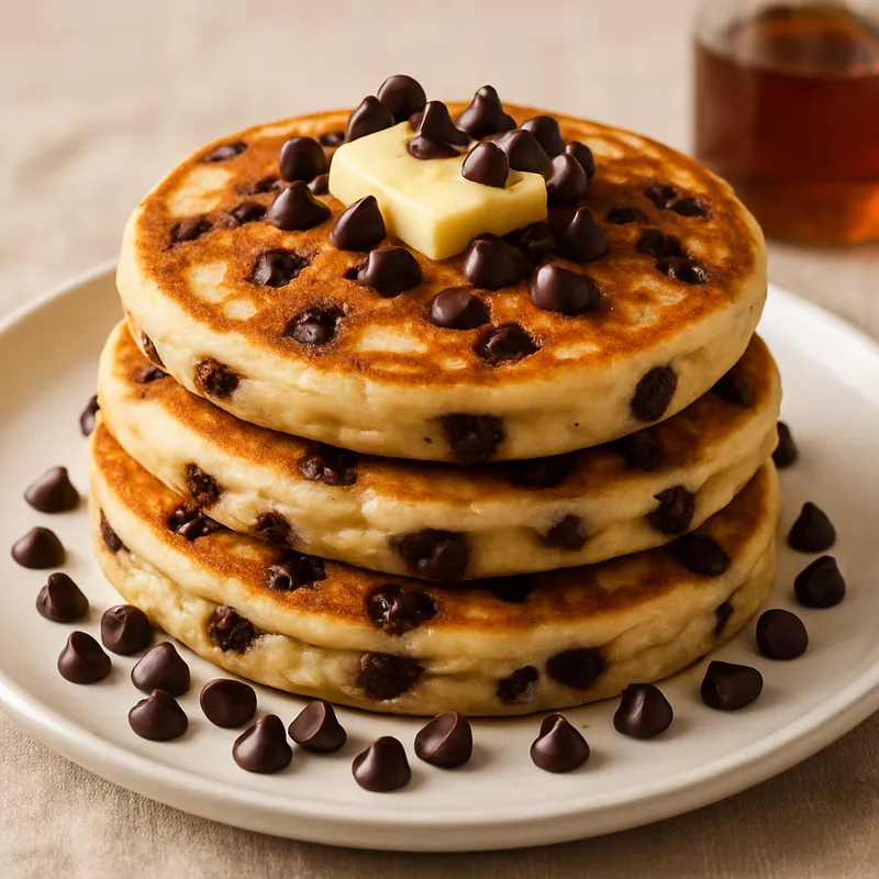 Schokoladenchip-Pfannkuchen