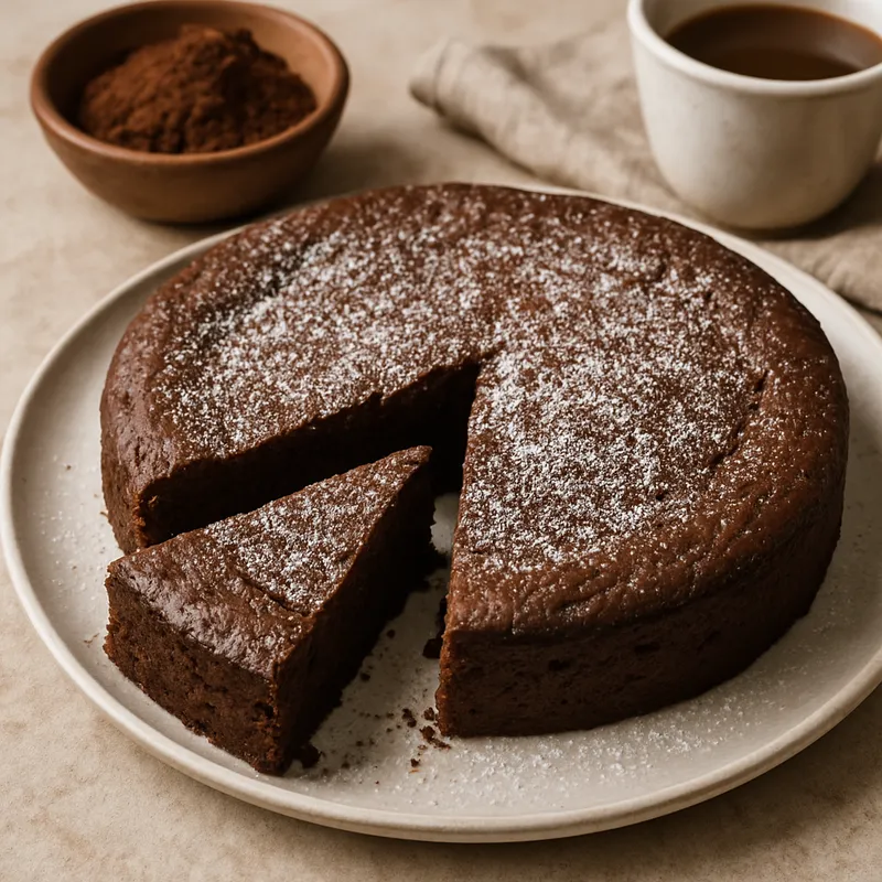 Schokoladenkuchen auf griechische Art