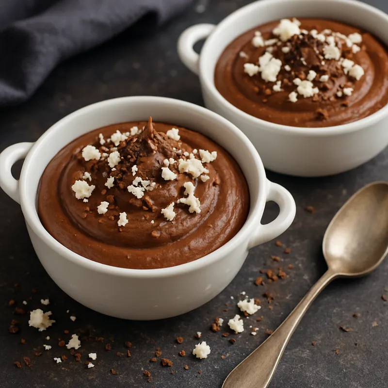 Schokoladenmousse auf griechische Art