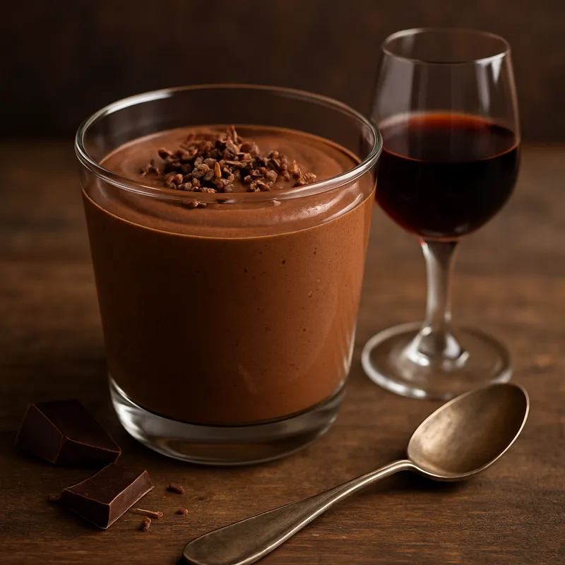 Schokoladenmousse mit Portwein