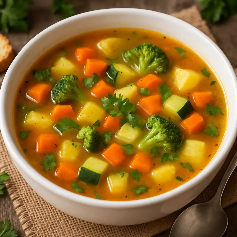 Sebze Çorbası (Türkische Gemüsesuppe)