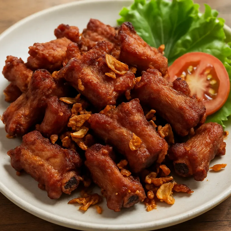 See Krong Moo Tod (Frittierte Schweinerippen)